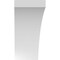 Ekena Millwork 5 1/2-in. W x 12-in. D x 12-in. H Thorton Architectural Grade PVC Knee Brace BRCP055X12X12THR - alternate 6